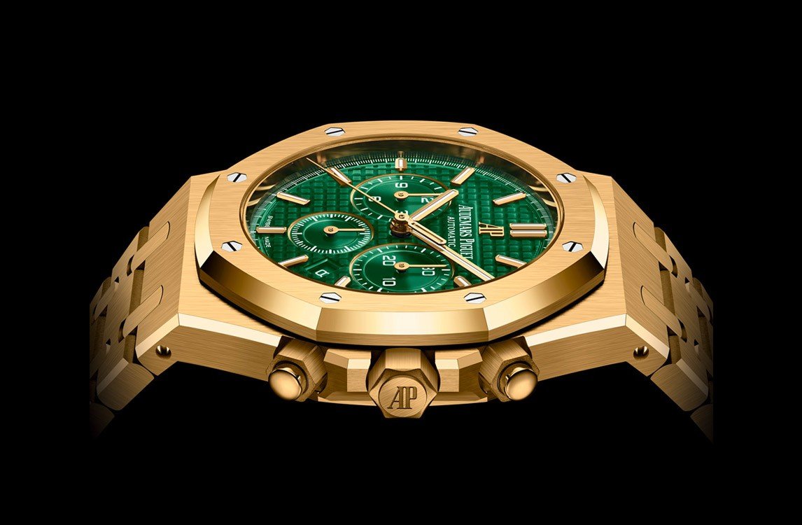 Audemars Piguet ROYAL OAK CHRONOGRAPHE-JAUNE/VERT – Image 5