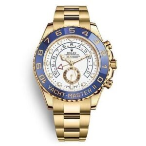 Rolex YACHT MASTER GOLD-BLEU