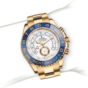 Rolex YACHT MASTER GOLD-BLEU
