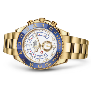 Rolex YACHT MASTER GOLD-BLEU