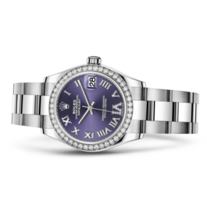 Rolex DATEJUST AUBERGINE SERTI
