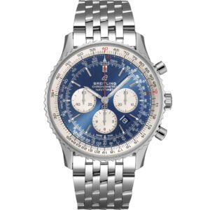 BREITLING NAVITIMER B01 CHRONOGRAPH-GRIS/BLEU
