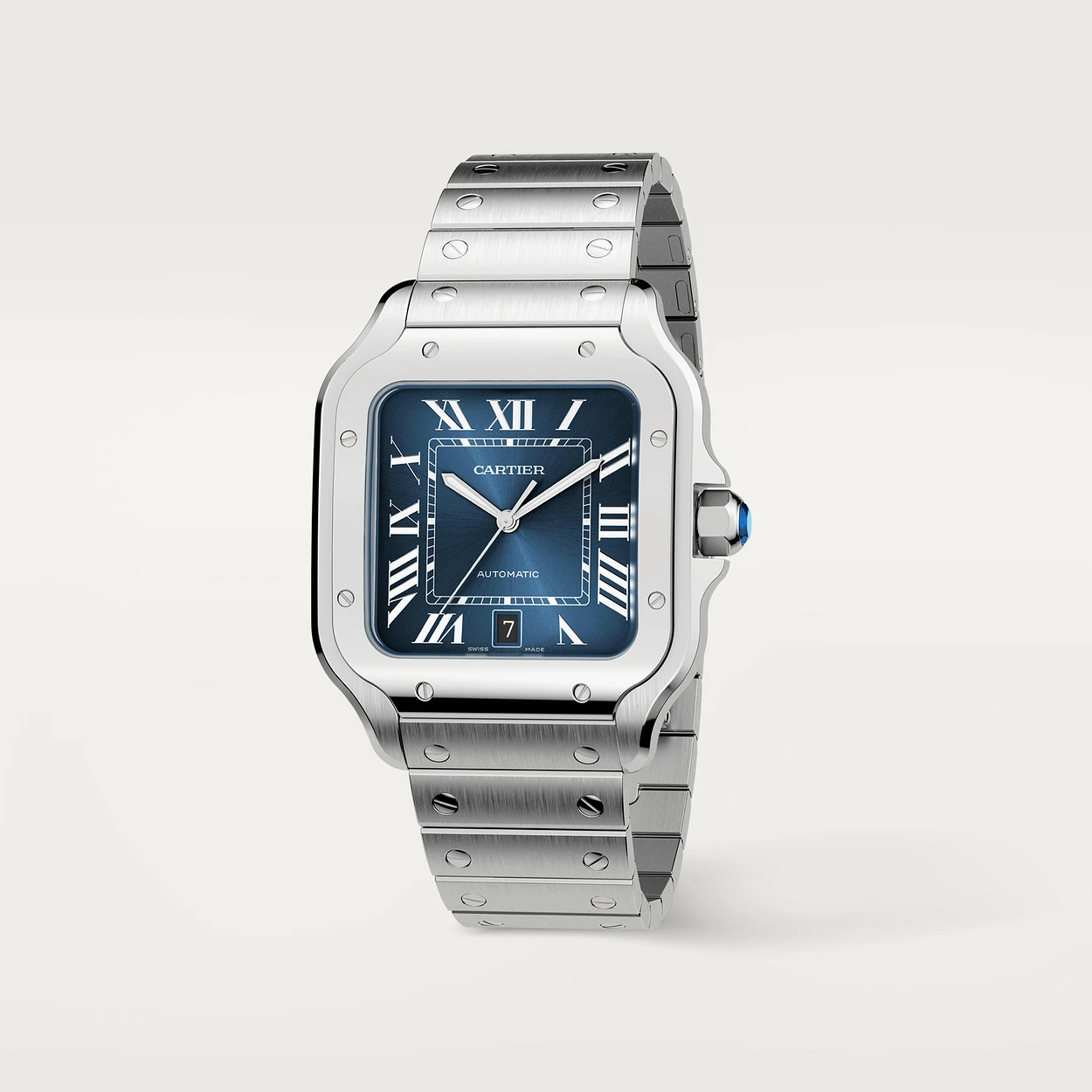 Cartier SANTOS-GRIS/BLEU 40mm – Image 2