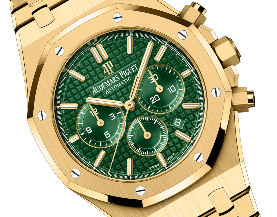 Audemars Piguet ROYAL OAK CHRONOGRAPHE-JAUNE/VERT – Image 3