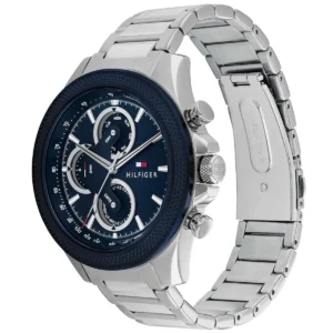 Tommy Hilfiger Clark Chronograph Blue Dial Steel Watch For Men 1792080