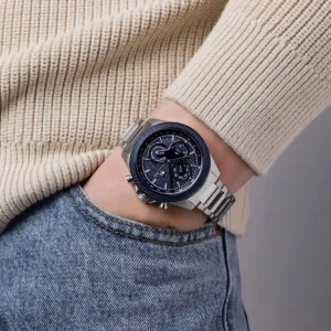 Tommy Hilfiger Clark Chronograph Blue Dial Steel Watch For Men 1792080