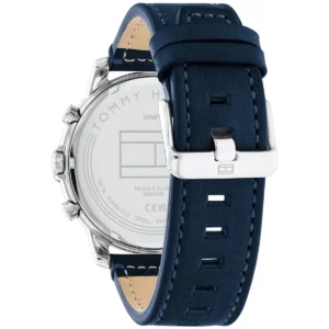 Tommy Hilfiger Jameson Multifunction Blue Dial Brown Leather Watch For Men 1792051