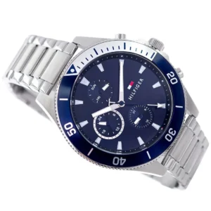 Tommy Hilfiger Larson Blue Dial Steel Watch For Men 1791917