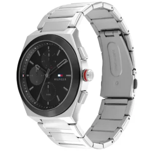 Tommy Hilfiger Connor Multifunction Black Dial Steel Watch For Men 1791897
