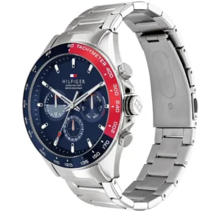 Tommy Hilfiger Owen Chronograph Blue Dial Steel Watch For Men 1791968