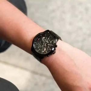 Tommy Hilfiger Henry Multifunction Black Dial Steel Watch For Men 1710478