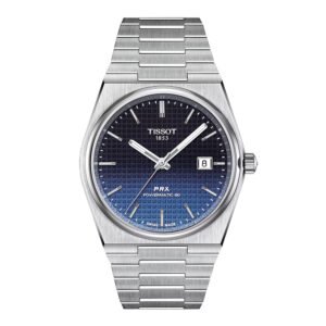 TISSOT PRX POWERMATIC 80 GRADIENT T1374071105101 Argent Bleu