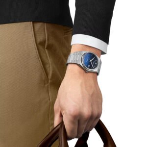 TISSOT PRX POWERMATIC 80 GRADIENT T1374071105101 ARGENT BLEU