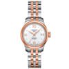 MONTRE FEMME SERTI DIAMANT T-CLASSIC LE LOCLE AUTOMATIC T41218316 Or Rose Argent